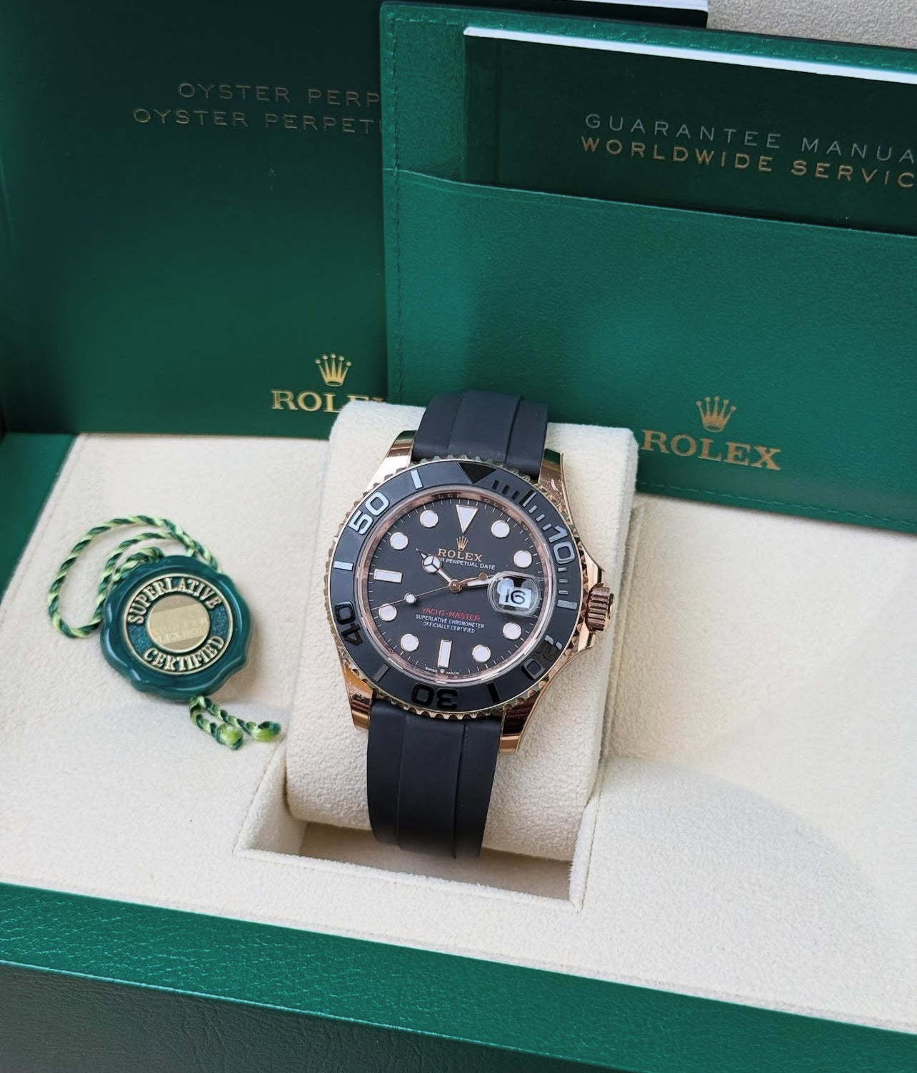 ROLEX YACHT-MASTER OYSTERFLEX ROSÈ GOLD