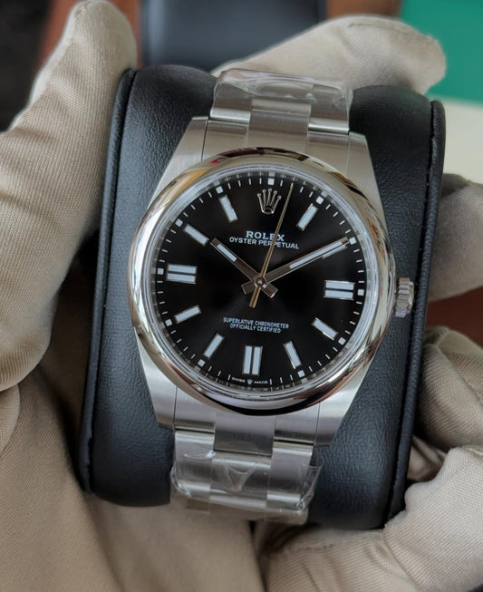 ROLEX OYSTER PERPETUAL BLACK DIAL