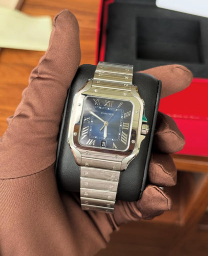 CARTIER SANTOS BLUE DIAL