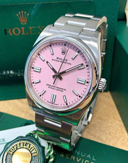 ROLEX OYSTER PERPETUAL PINK