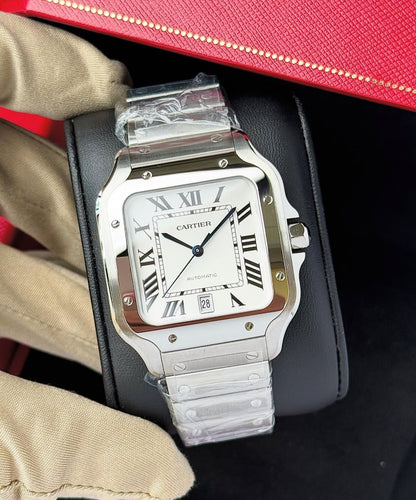CARTIER SANTOS WHITE DIAL