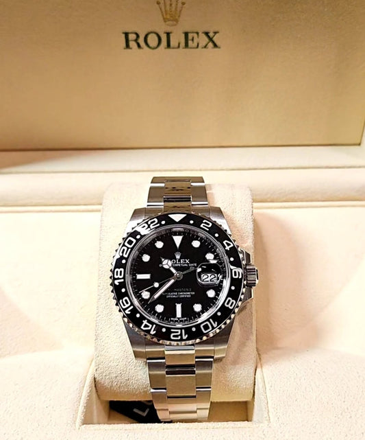 ROLEX GMT MASTER II BLACK DIAL