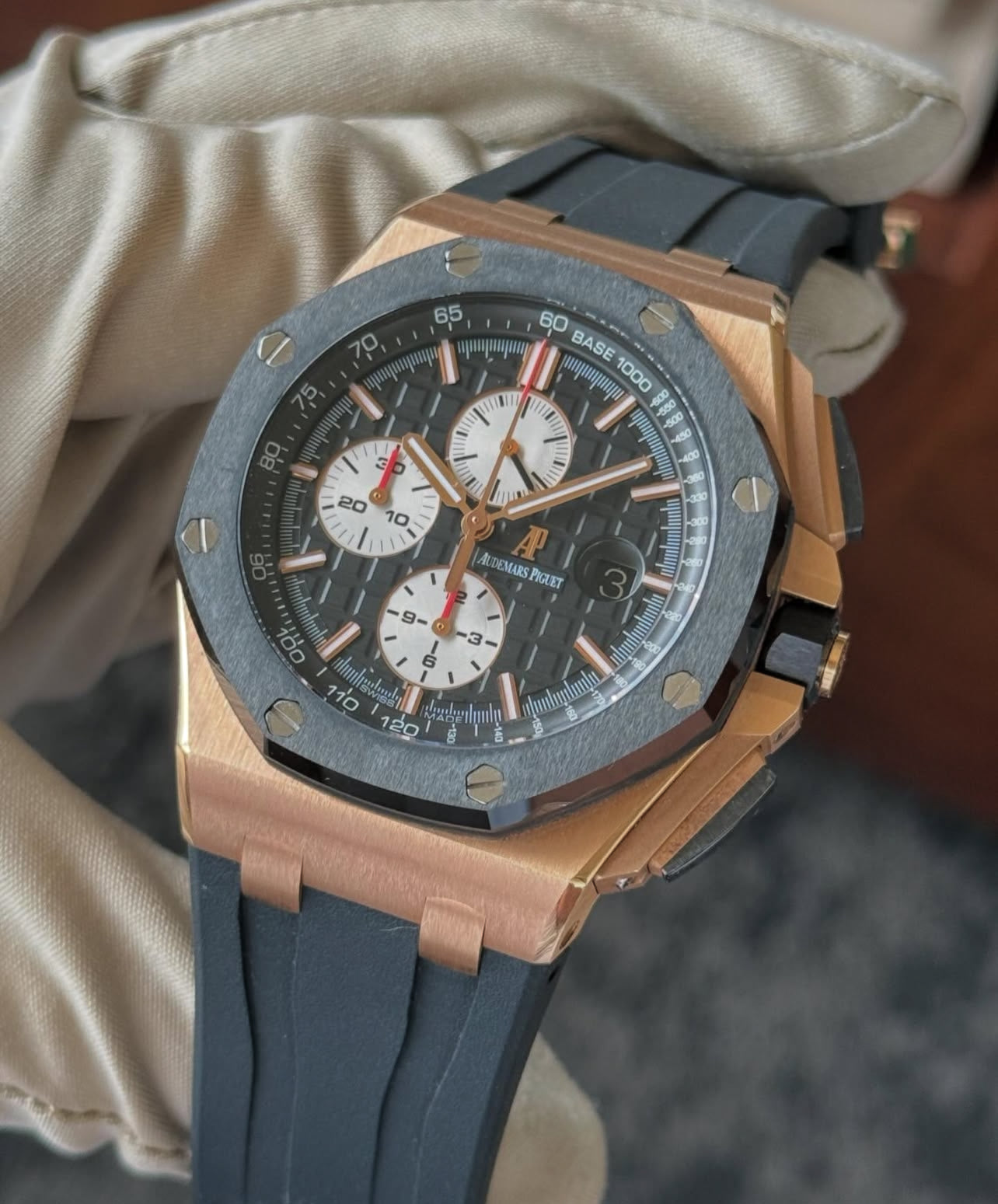 AUDEMARS PIGUET ROYAL OAK OFFSHORE CHRONOGRAPH ROSE GOLD